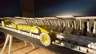 Shearer Loader - Mining Scale Model